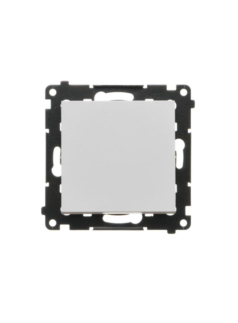 Simon 55 Przycisk zwierny pojedynczy zwierny bez piktogramu szybkozłączka Jasnoszary mat