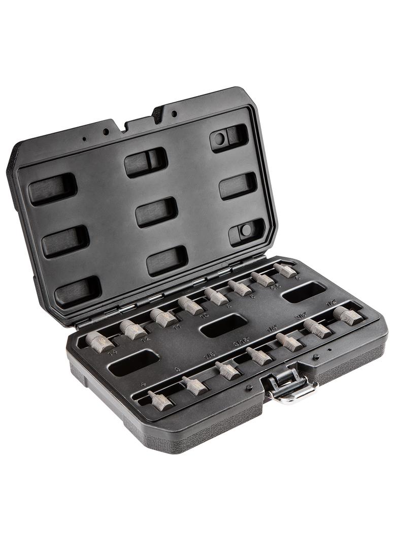 Wykrętaki do zerwanych śrub, zestaw 15 szt.