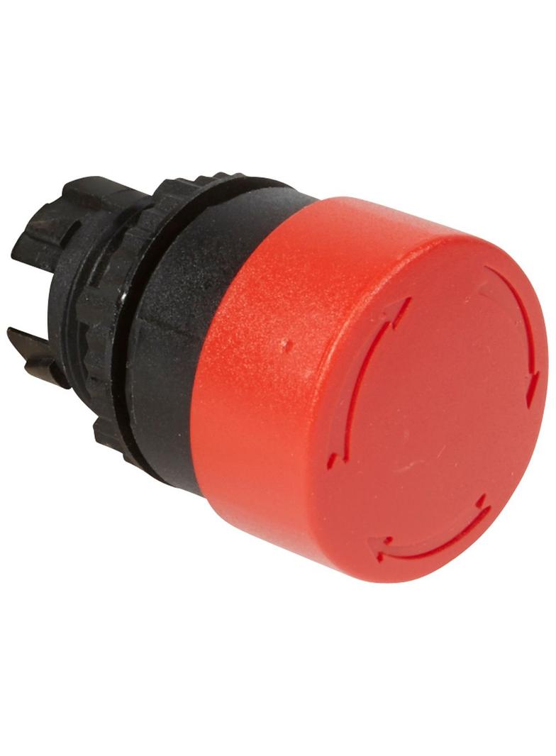 OSMOZ GŁÓWKA STOP (PRZYCIŚNIJ - PRZEKRĘĆ), CZERWONA O32, BEZ PODŚWIETLENIA, Legrand