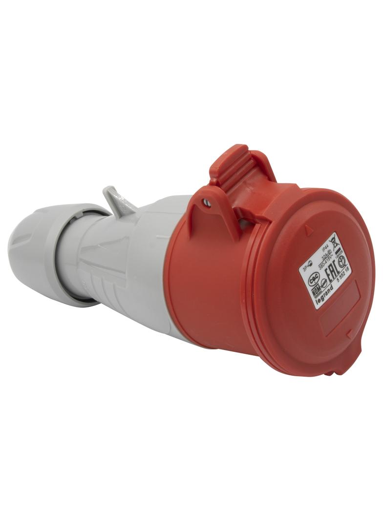 P17 Tempra Pro Gniazdo Przenośne 32A 3P+Z 400V IP44 555218 LEGRAND