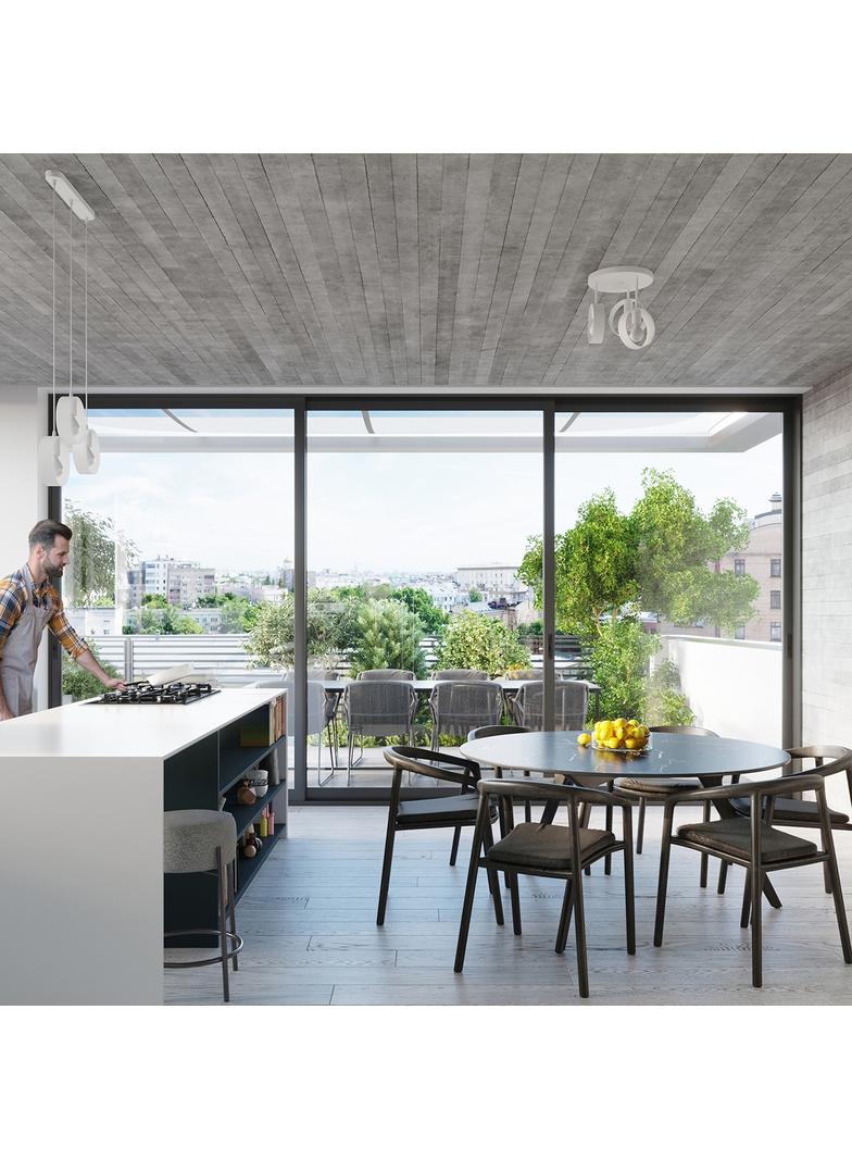 Sollux Lampa wisząca TITRAN 3 biała SL.1138