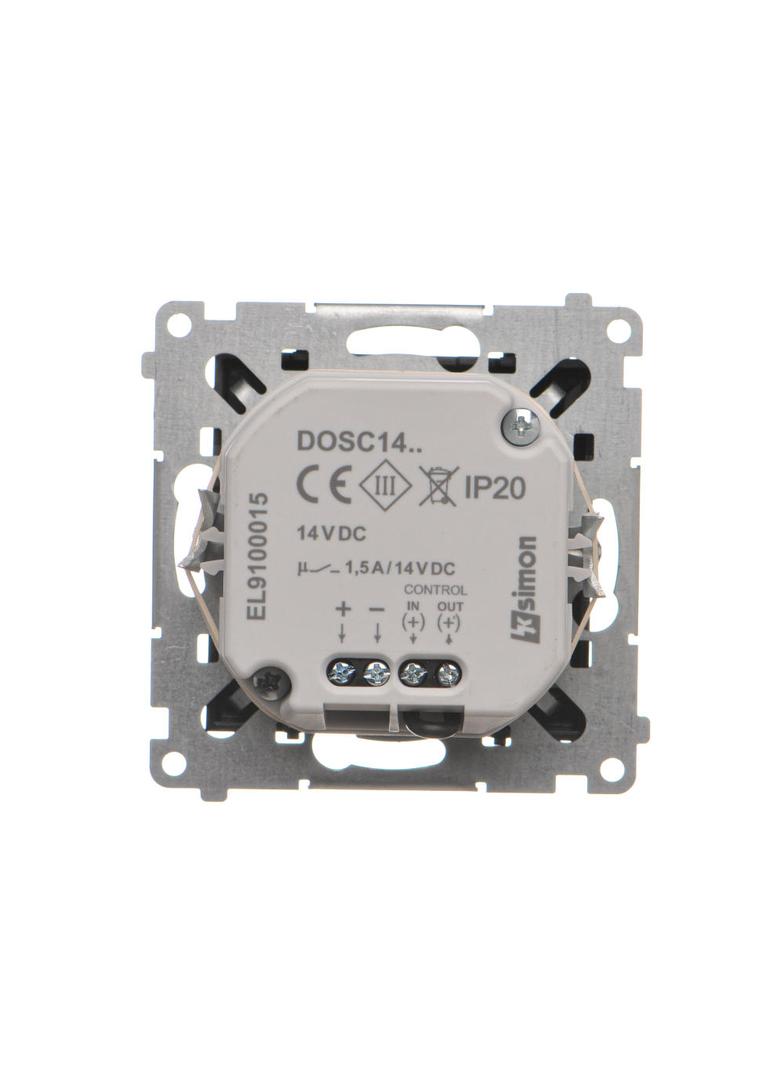 Simon 55 Oprawa oświetleniowa LED 14V z czujnikiem ruchu (0,62 W) Barwa neutralna 4200K Czarny mat