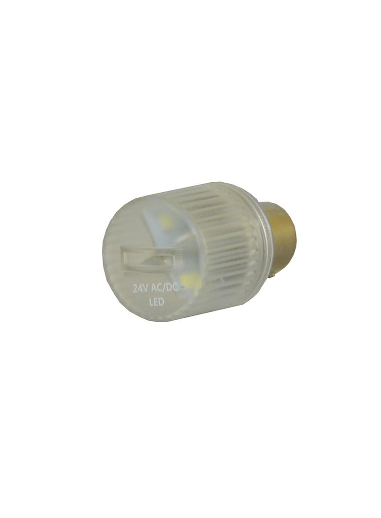 Dioda LED błyskająca 220 VDC biała