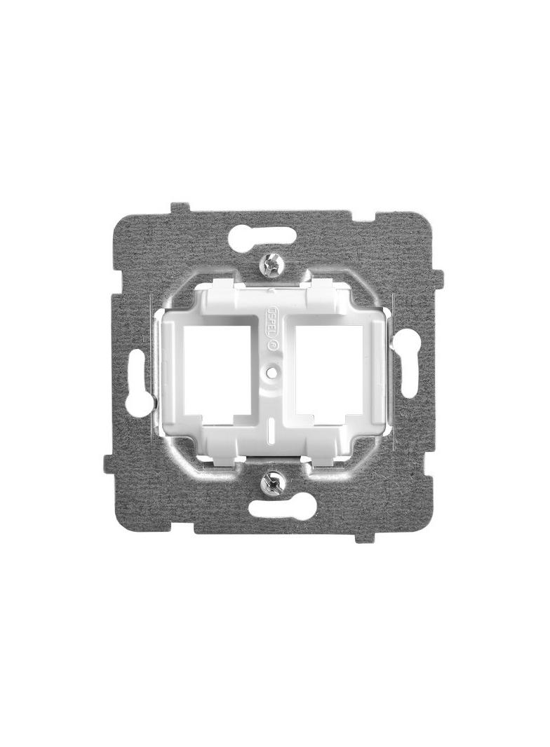 Mechanizm gniazd prostych typu Keystone - kolor biały