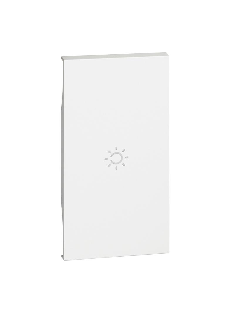 LIVING NOW - KLAWISZ Z SYMBOLEM  ŚWIATŁO  - 2 MODUŁY - BIEL, Bticino