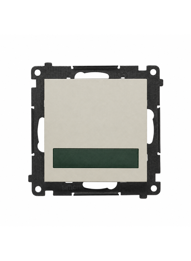 Simon 55 Sygnalizator świetlny LED światło zielone 230V kaszmirowy TESS3.01/142