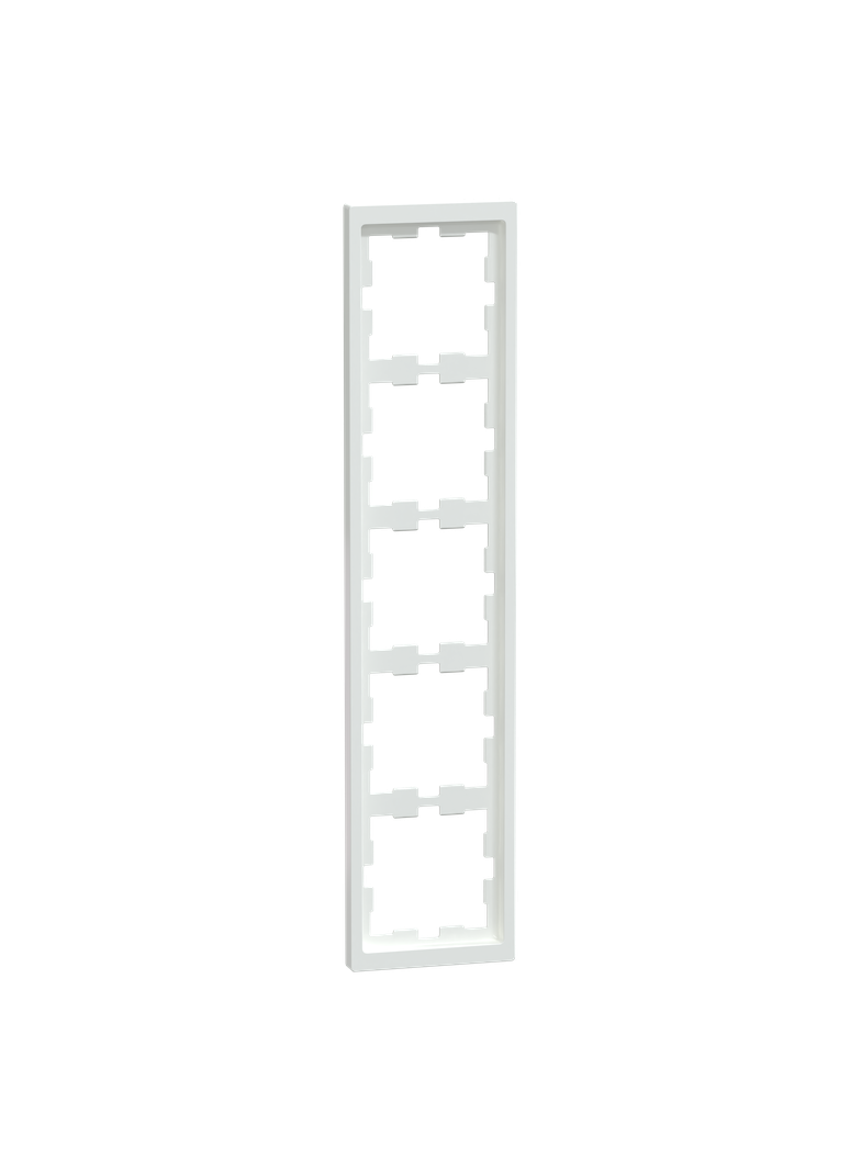 Merten D-Life, ramka pięciokrotna, biały lotus