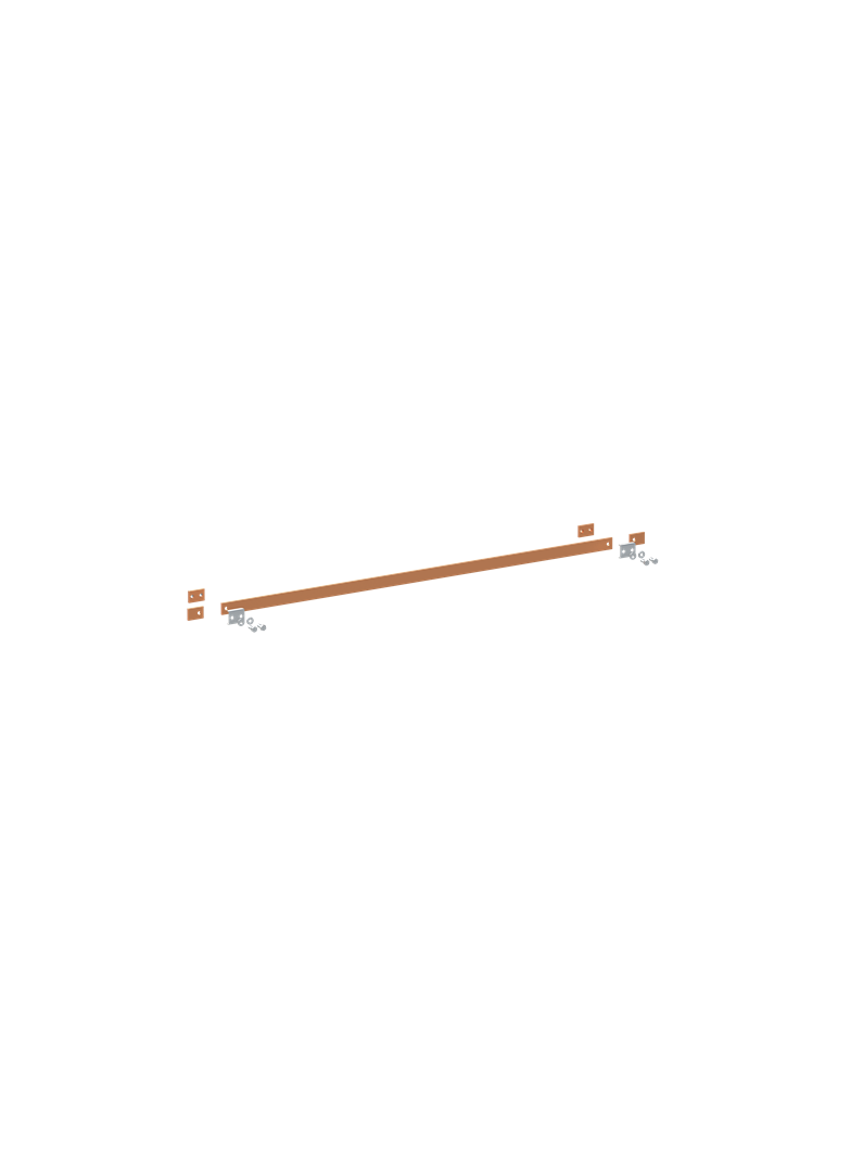 ZX2340 Szyna miedziana 30x5mm szerokość 5PW 1250mm V1, A2 (do samodzielnego montażu)