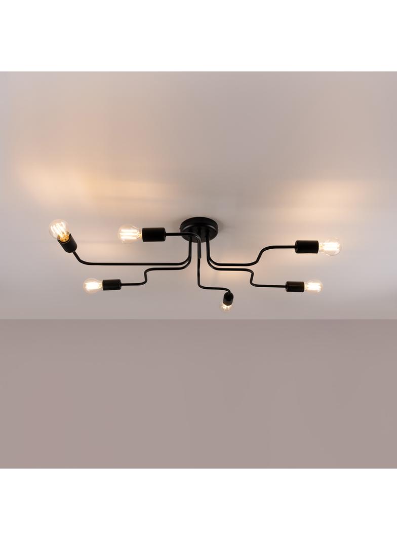 Żyrandol VECTOR 6 czarny