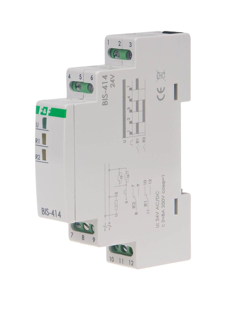 Przekaźnik bistabilny BIS-414 24V BIS-414-24V F&F