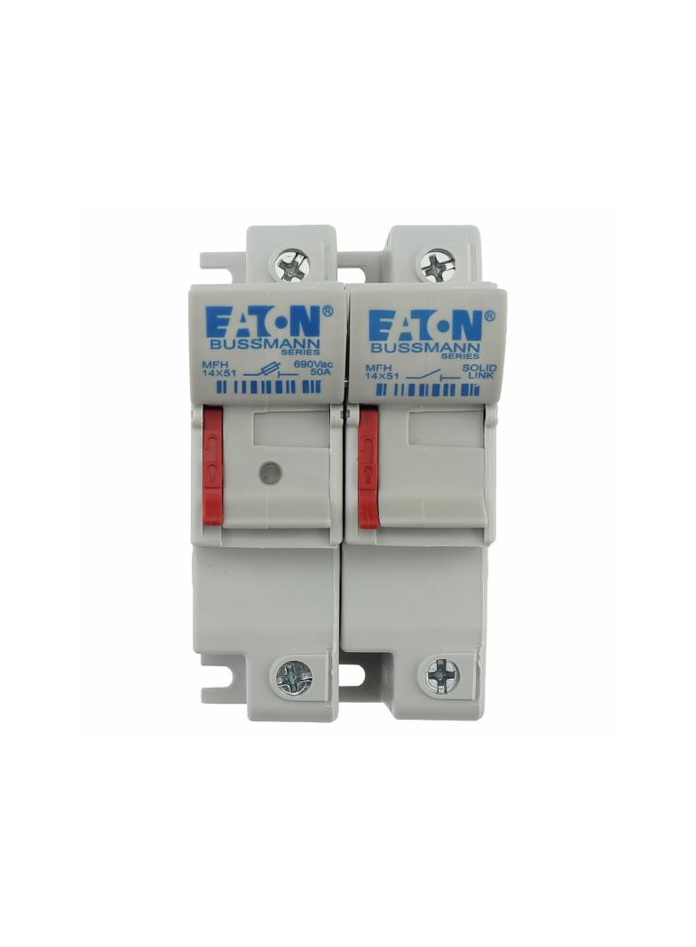 1 Pole 14x51 MFH Neon Indicator and Neut Podstawa wkł. cyl. 14x51 1p+1N 50A 690 Vac wskaźnik CH141DN