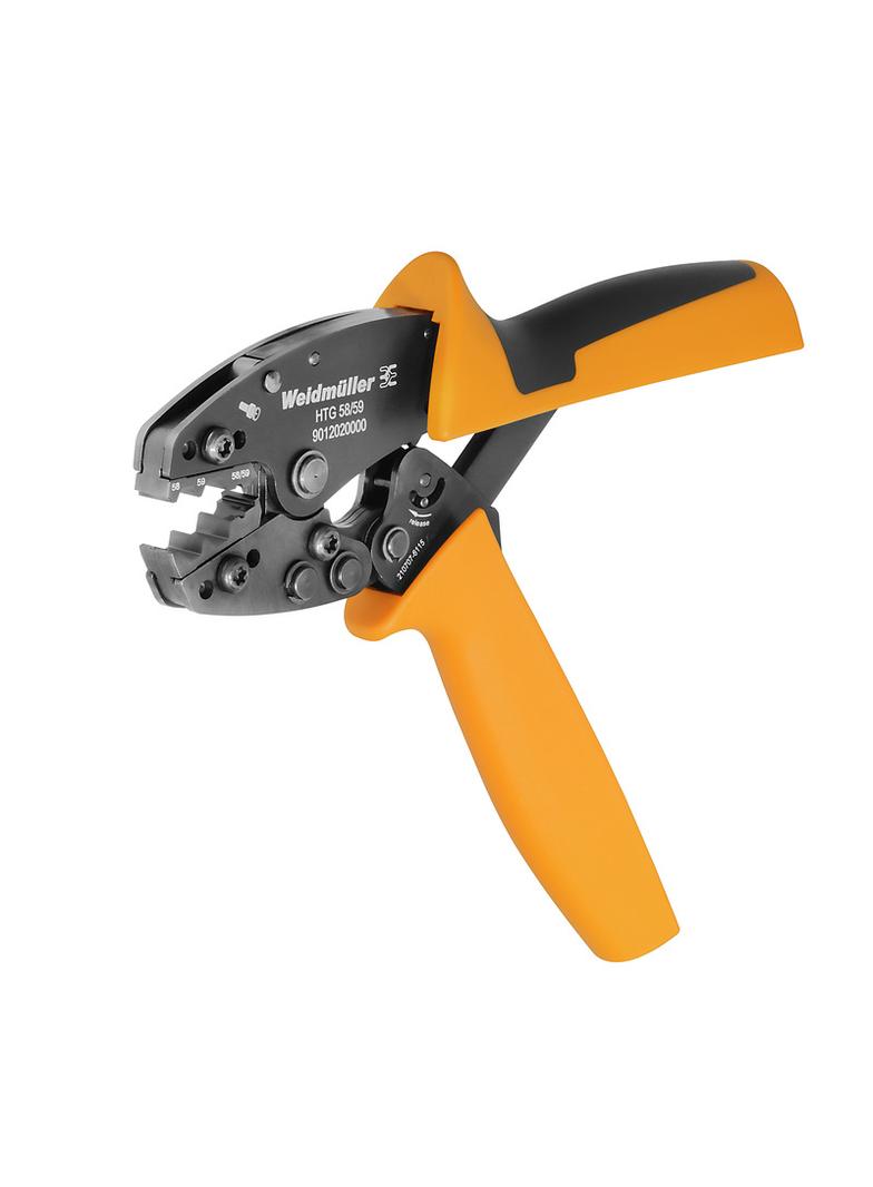 HTG 58/59 Praska do końcówek oczkowych, końcówek tulejkowych, złączy ekranowanych, nr.katalogowy 901