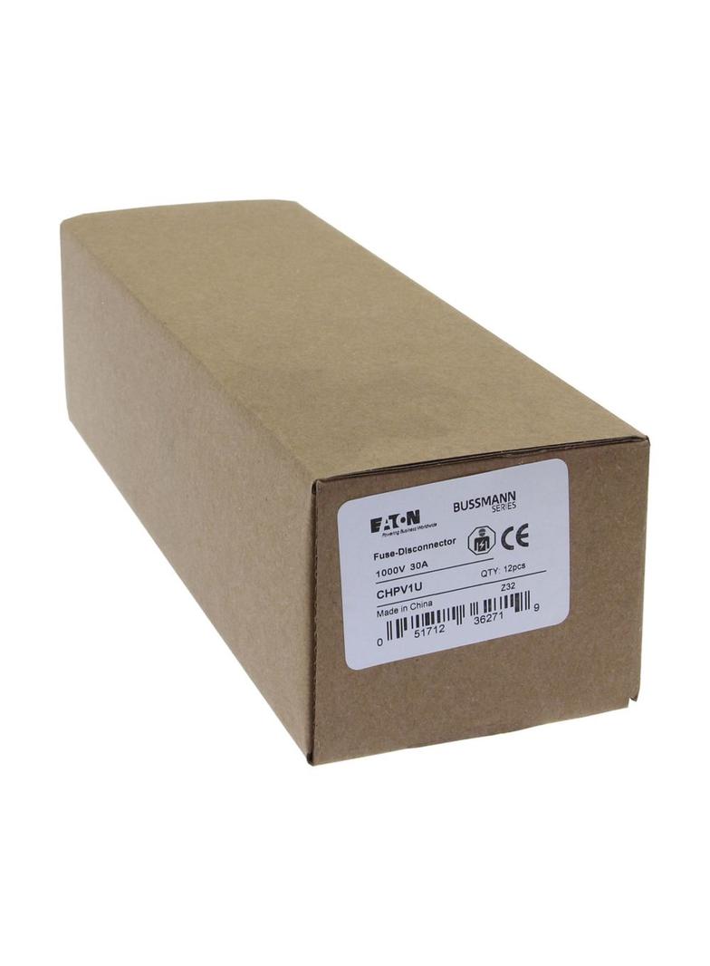 1Pole 30A 1000Vdc MFH For 10x38 Gpv Podstawa wkładki cylindrycznej 10x38 gPV 1P 32A 1000VDC CHPV1U E