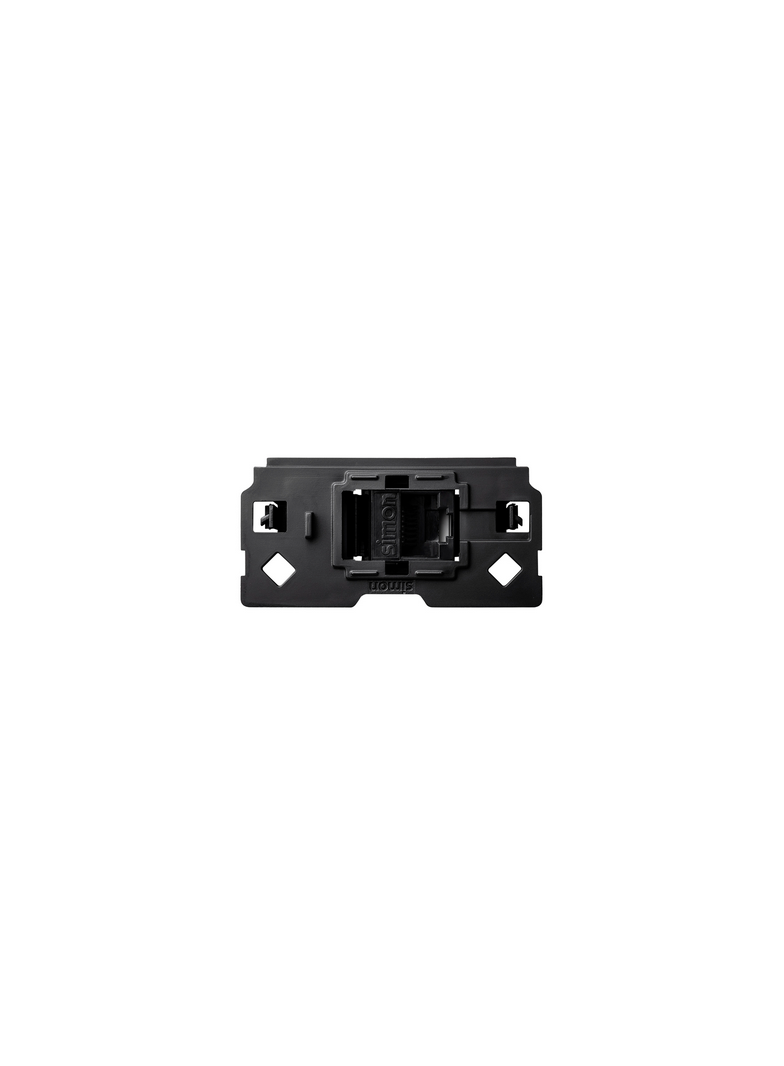 Simon 100 Adapter na 1 złącza RJ45 kompatybilny z formatem Keystone i Systimax (mechanizm 1/2 bez ramki montażowej) 10000001-039 KONTAKT
