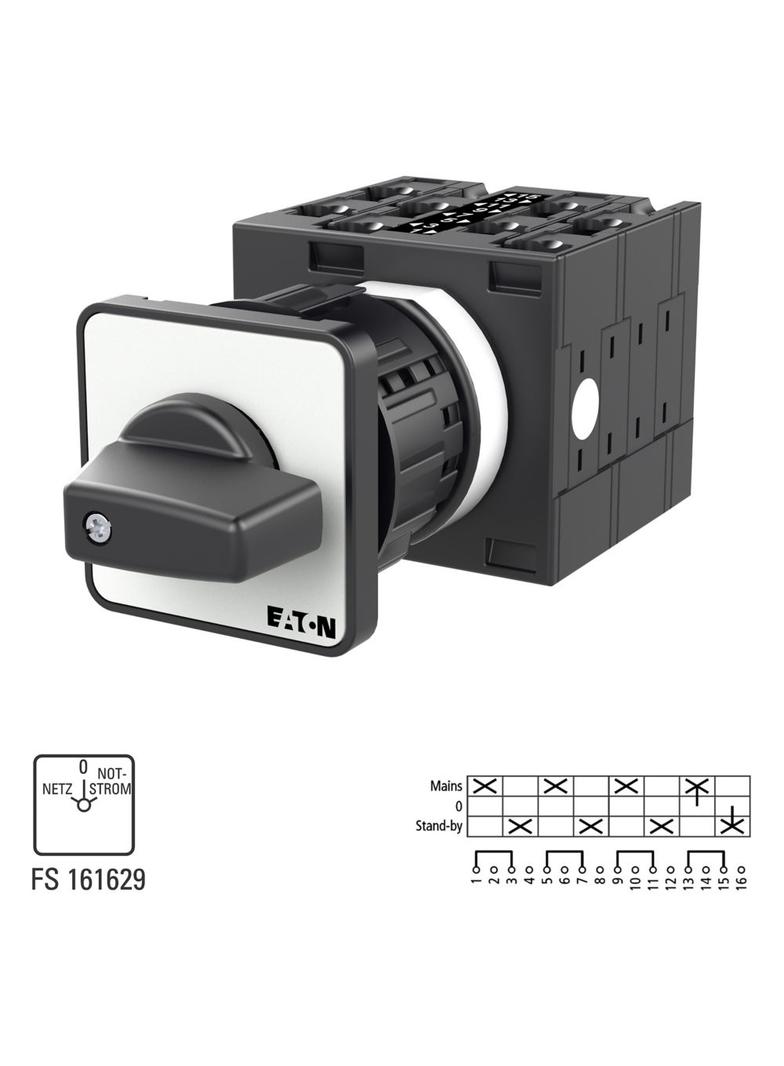 T3-4-8902/EZ Łącznik krzywkowy 32A 13kW 215223 EATON