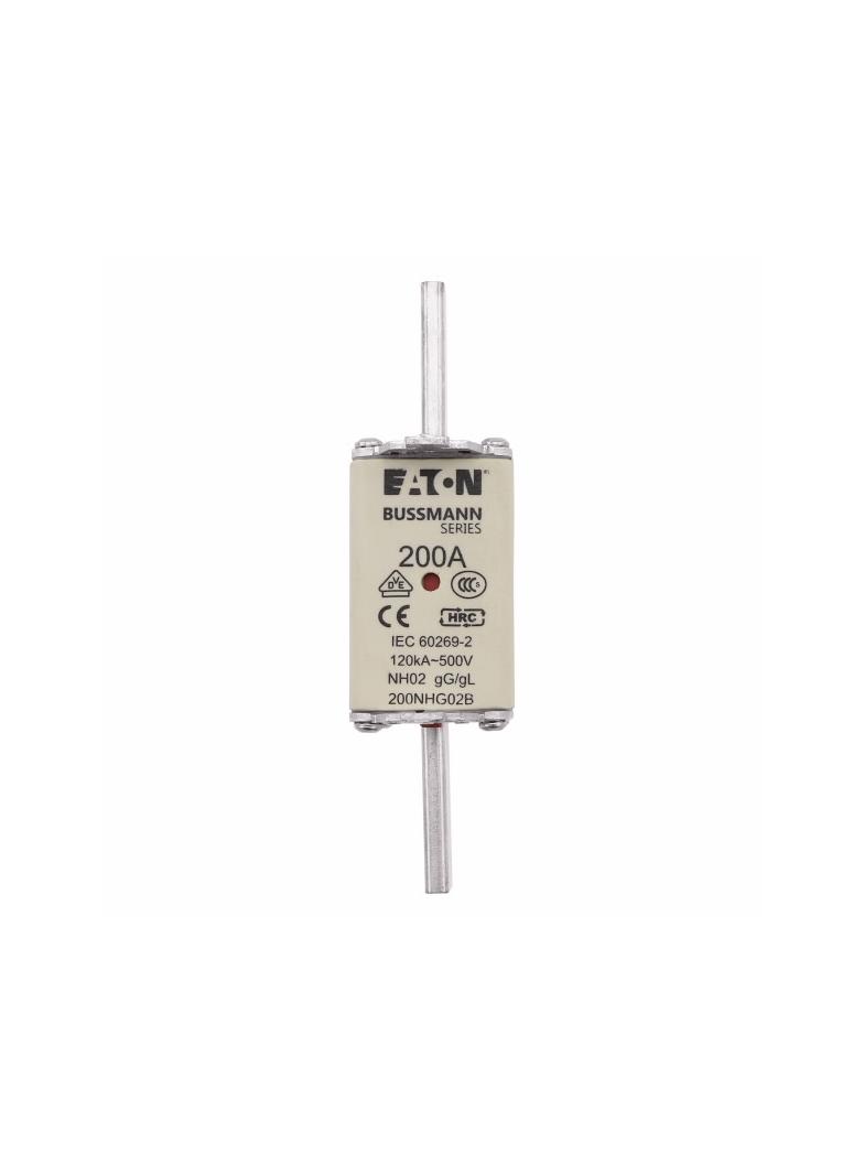 NH FUSE 200A 500V GL/GG SIZE 02 DUAL IN Wkładka NH02 200A 500V GL/GG podwójny wskaźnik 200NHG02B EAT