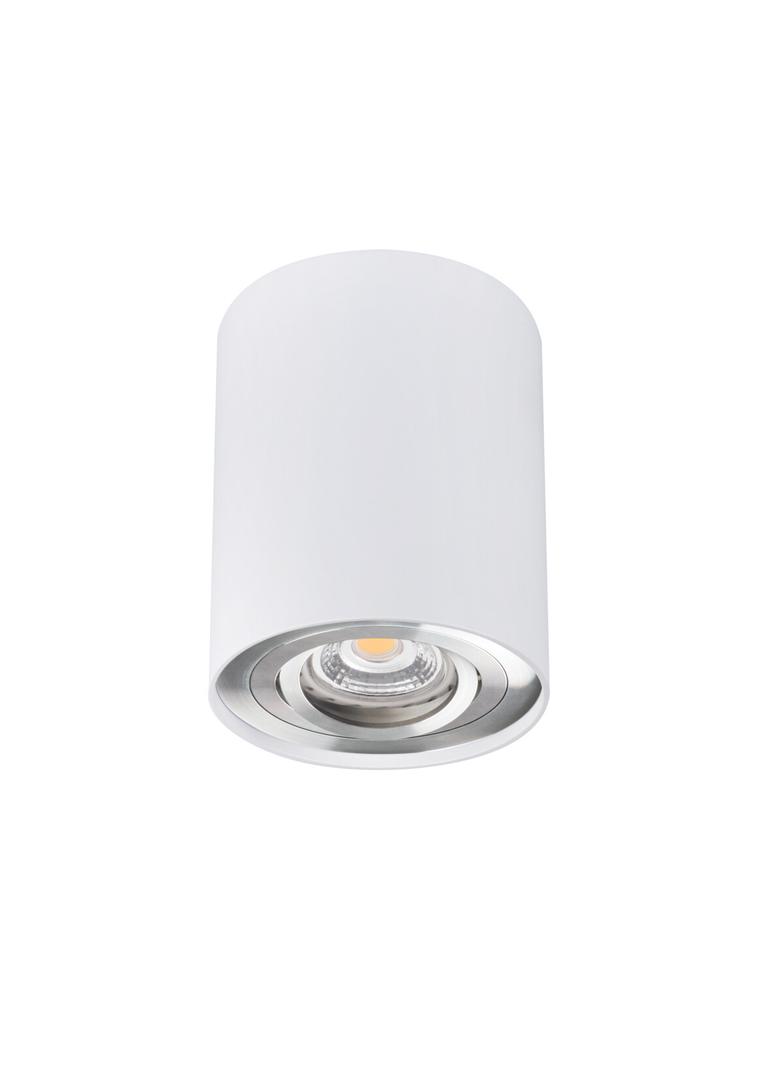 BORD DLP-50-SR/W Oprawa sufitowa natynkowa BORD DLP-50-SR/W regulowana kolor biały / srebrny 1XGU10 22559 KANLUX