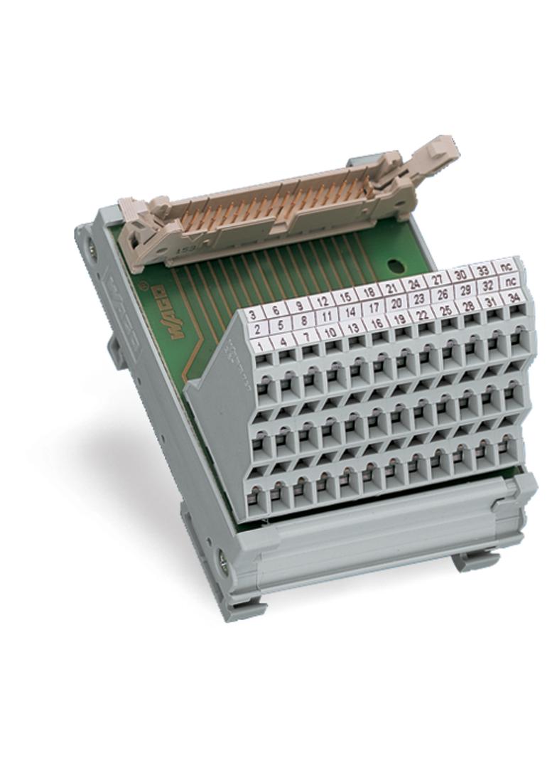 moduł przejściowy 26-torowy ze złączem do przewodu taśmowego