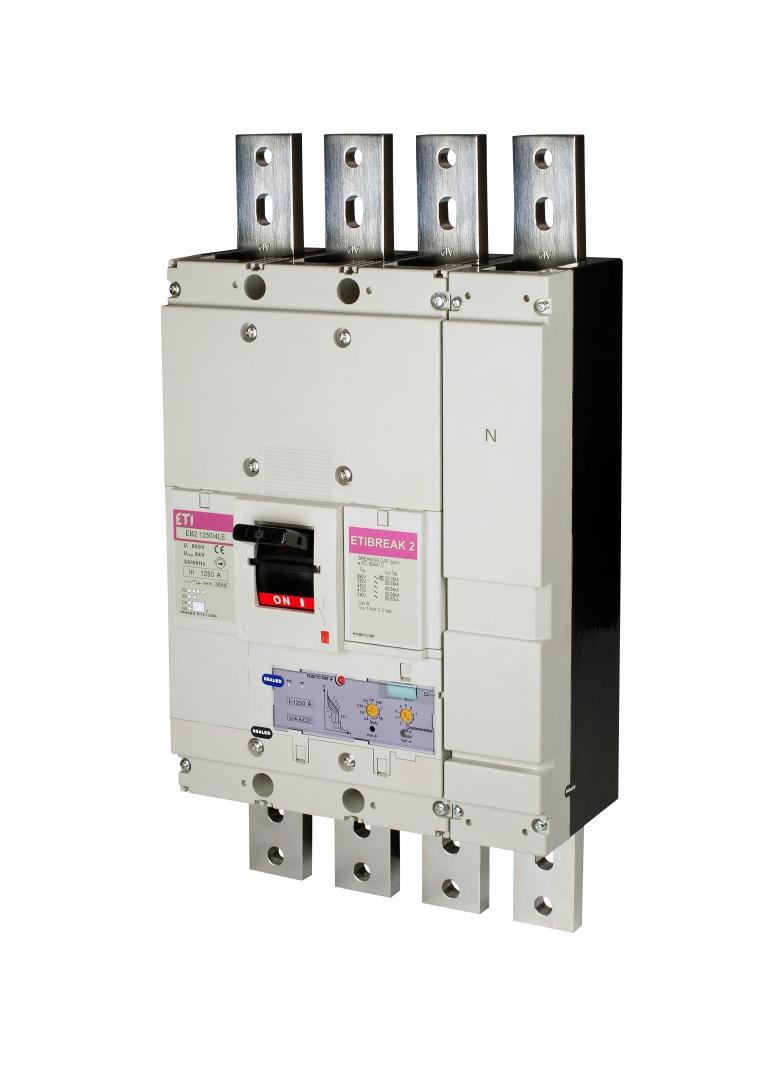 Wyłącznik mocy 70kA wyzw. elektroniczny EB2 1250/4E 1250A 4P APGN 004672242 ETI