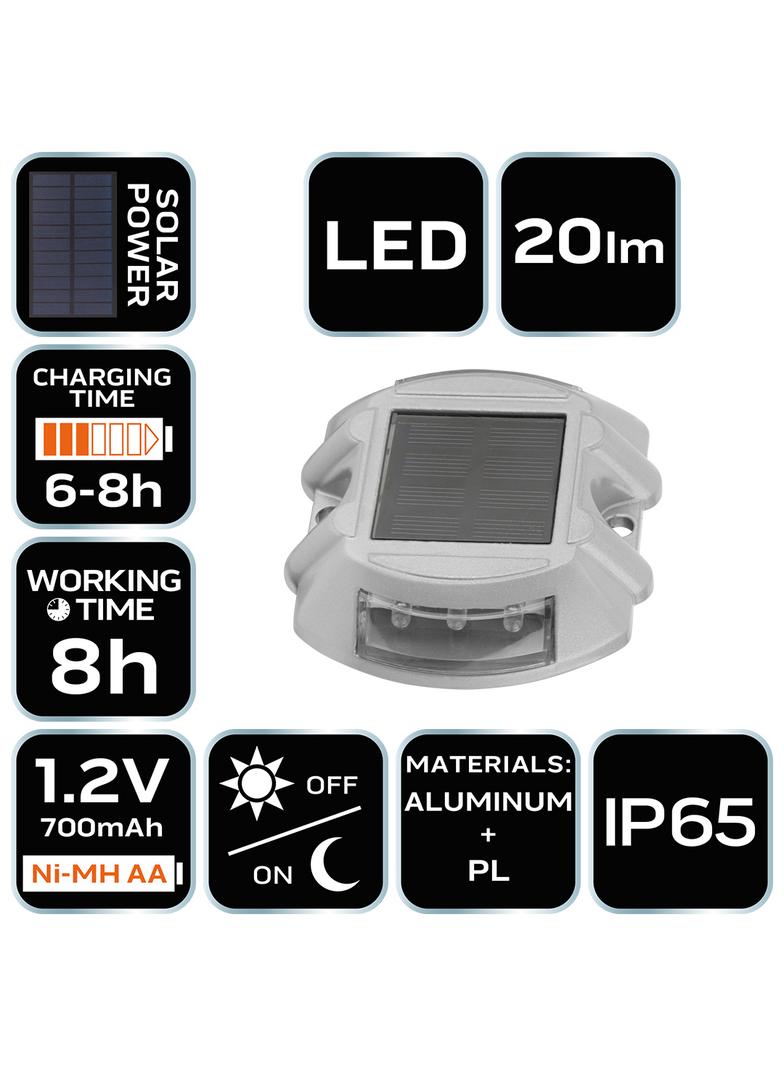 Lampa solarna najazdowa LED 20 lm