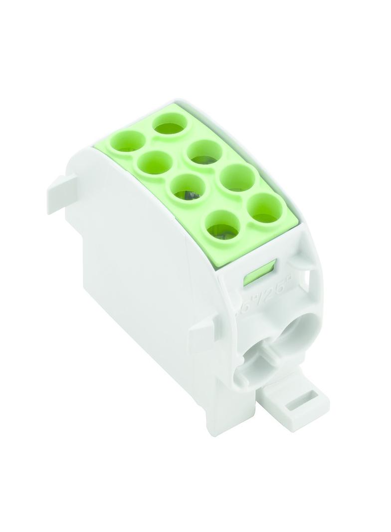 WPD 102 2X35/2X25 GN Zacisk rozdziału potencjału, złącze śrubowe, 1000, 202 A, Liczba biegunów: 1, zielony /5szt./ 1561670000 WEIDMÜLLER