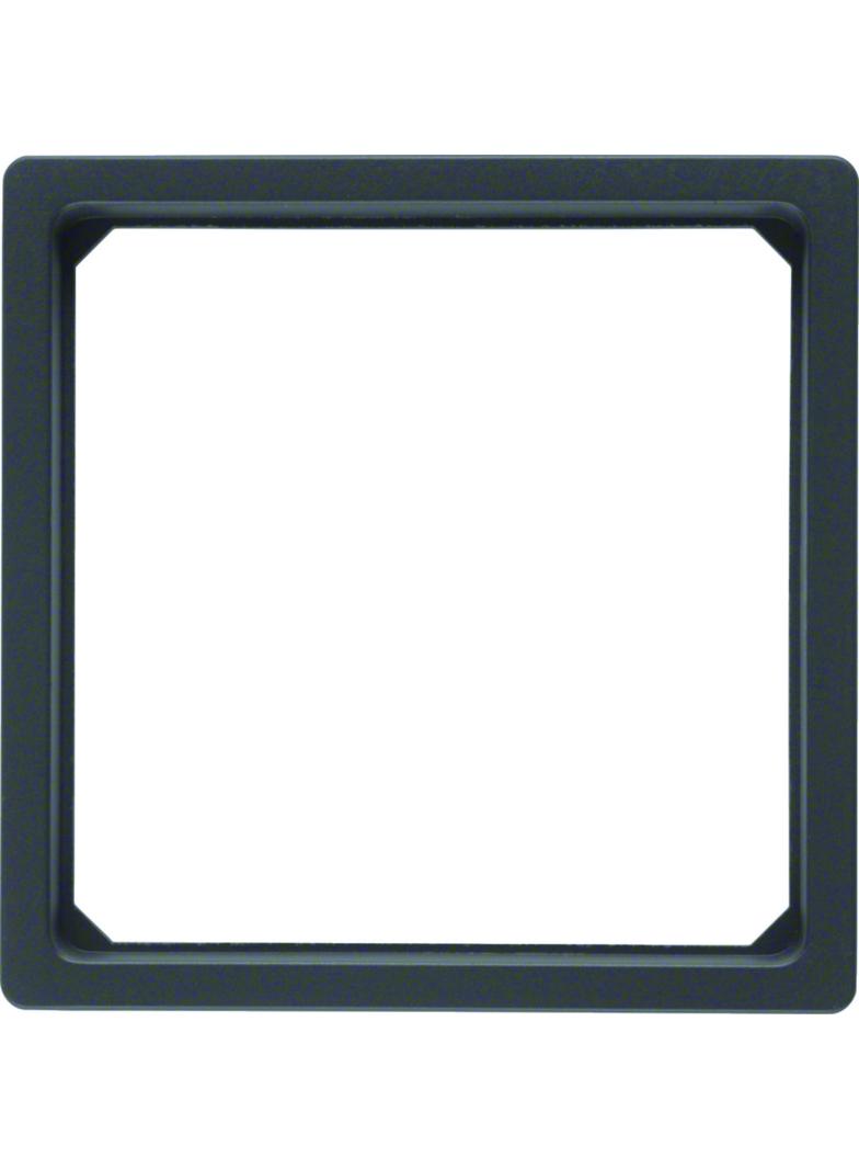 BERKER Q.x Pierścień adaptacyjny do płytki czołowej 50x50mm antracyt aksamit 11096076 HAGER