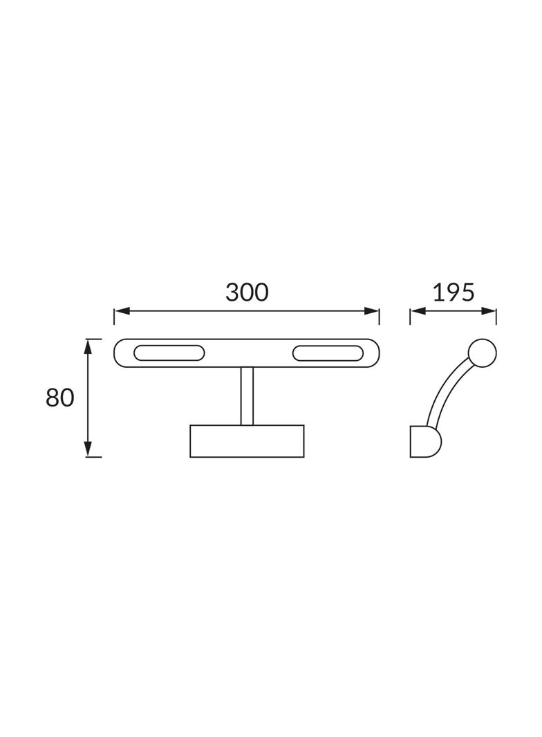 Oprawa dekoracyjna HL654 MAT CHROME