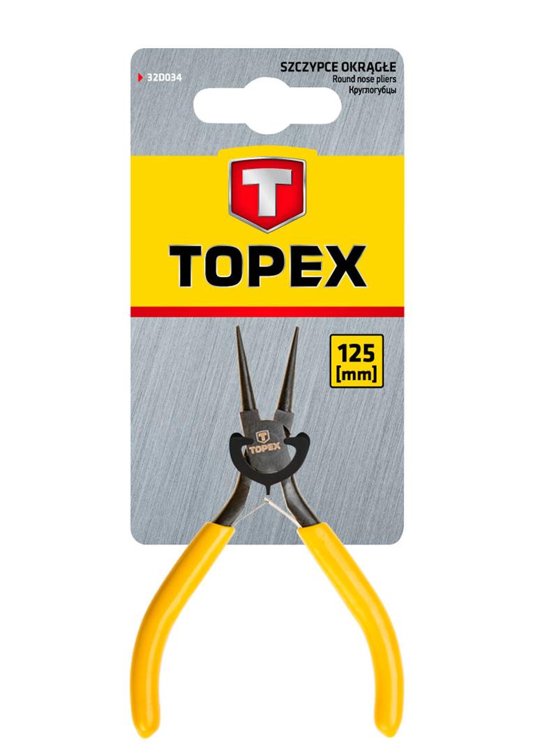 Szczypce precyzyjne okrągłe 125 mm