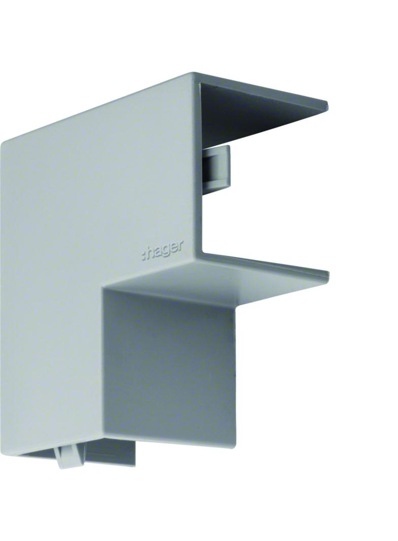 tehalit.LF Kąt płaski 25x25mm, jasnoszary