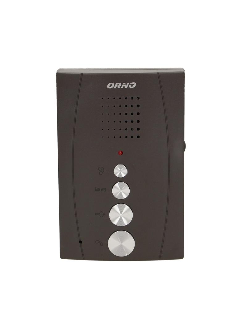 Zestaw domofonowy jednorodzinny z interkomem bezsłuchawkowy czarny ELUVIO INTERCOM OR-DOM-RE-920/B O
