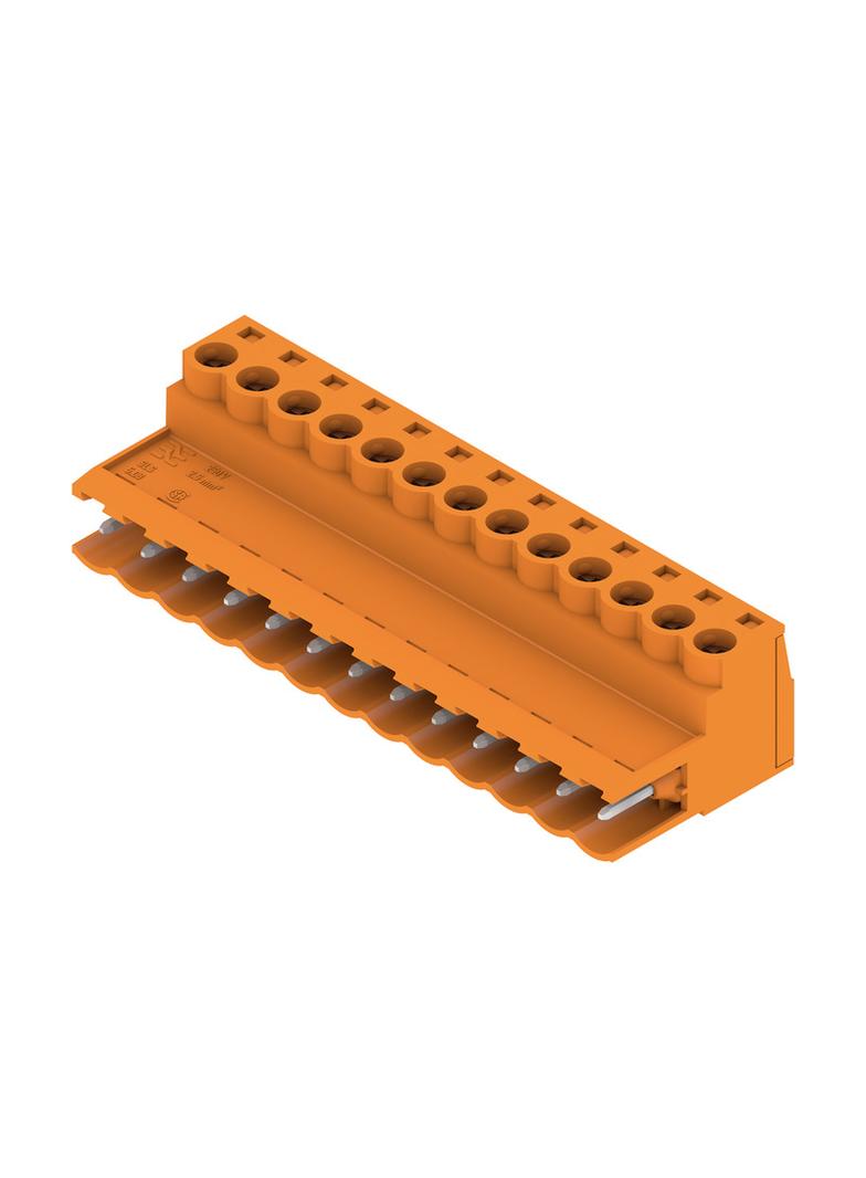 SLS 5.08/13/180 SN OR BX Wtyk PCB (złącze wiązki), 5.08 mm, Liczba biegunów: 13, Przyłącze z jarzmem /24szt./ 1627200000 WEIDMÜLLER