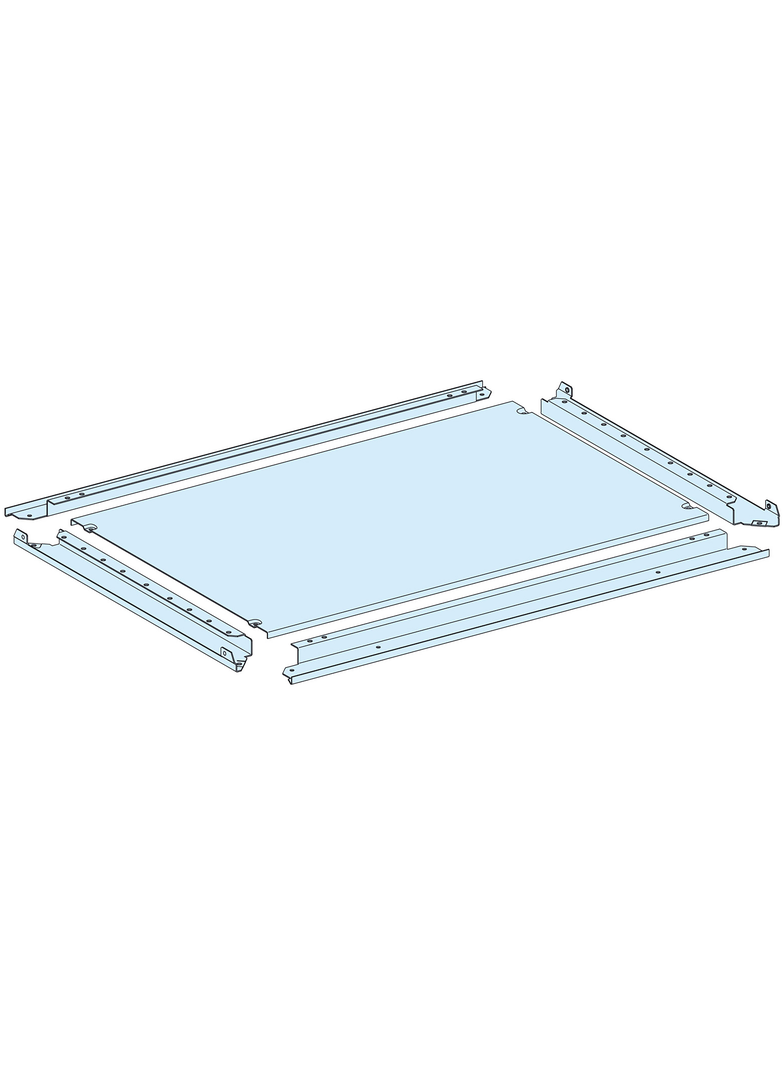 Rozdzielnice PrismaSet płyta dławicowa pełna IP55 400x 600mm LVS08684 Schneider