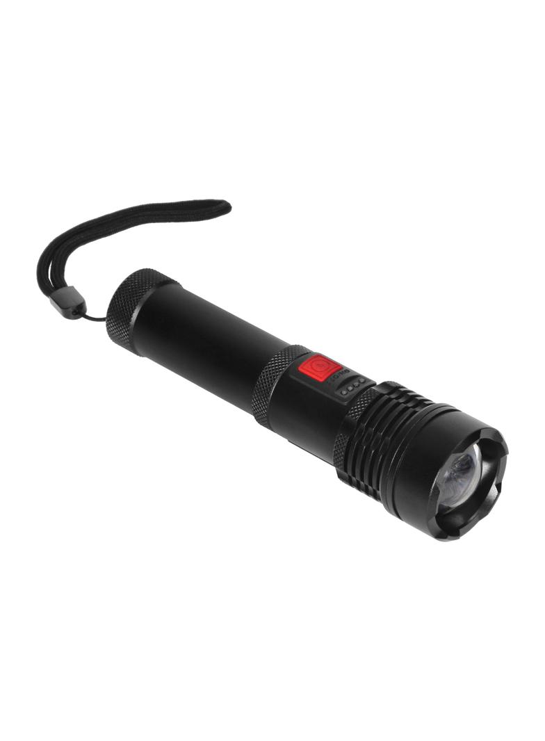 Latarka LED COB 12W z zoomem i akumulatorem 2200 mAh