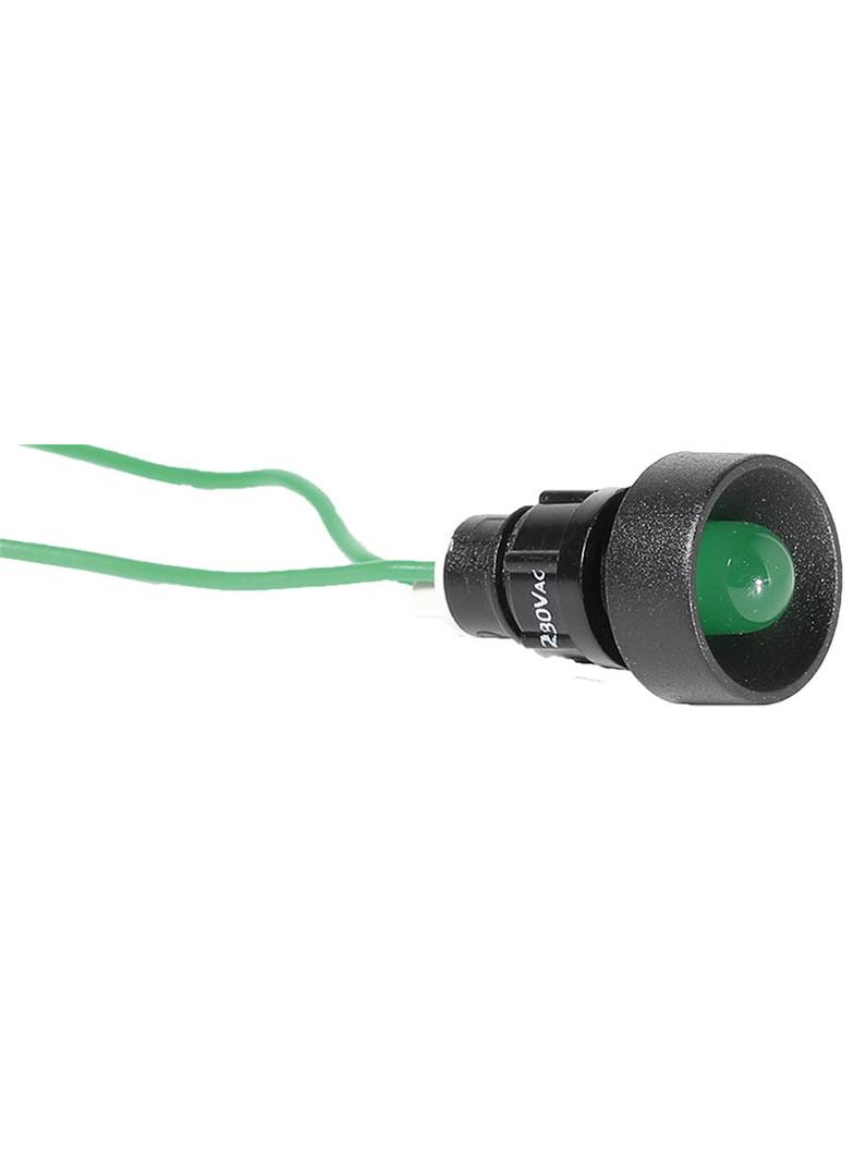 Lampka sygnalizacyjna LED D=10mm zielona 230V AC LS LED 10 G 230AC 004770810 ETI