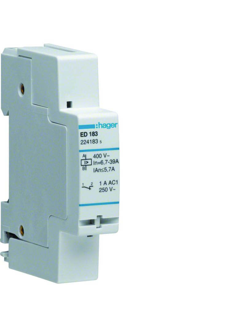 Przekaźnik priorytetowy In 9-39A / 3,1-5,7A 27kW ED183 HAGER