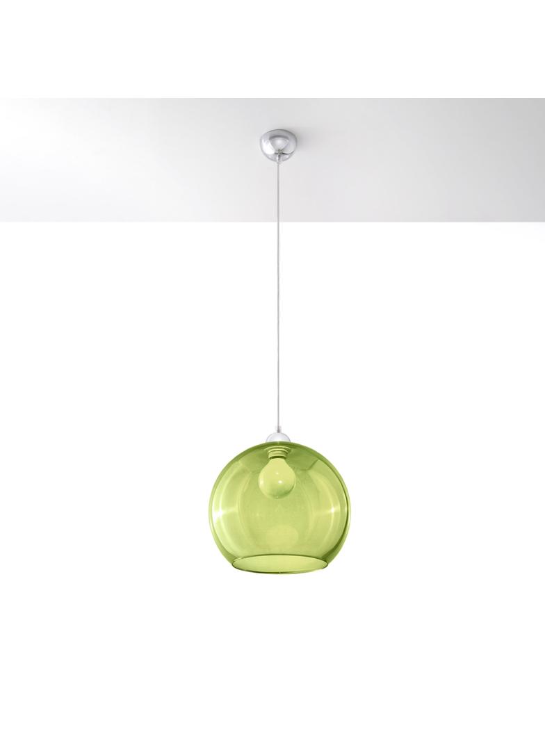 Sollux Lampa wisząca BALL zielona SL.0254
