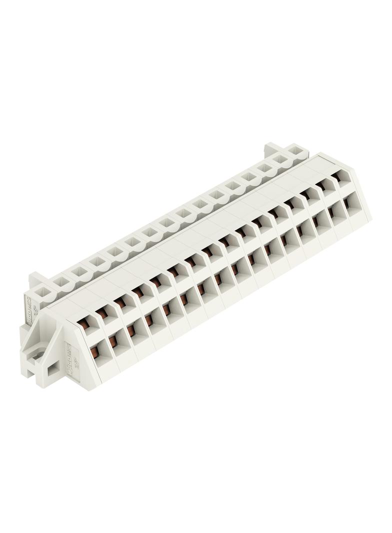 Gniazdo MCS‑MIDI Classic kątowe 16‑biegunowe jasnoszare raster 5mm 721‑316/031‑000 /10szt./ WAGO