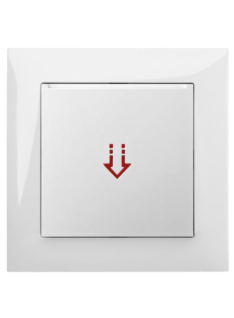 ŁPT SENTIA na kartę hotelową  IP 20 biała