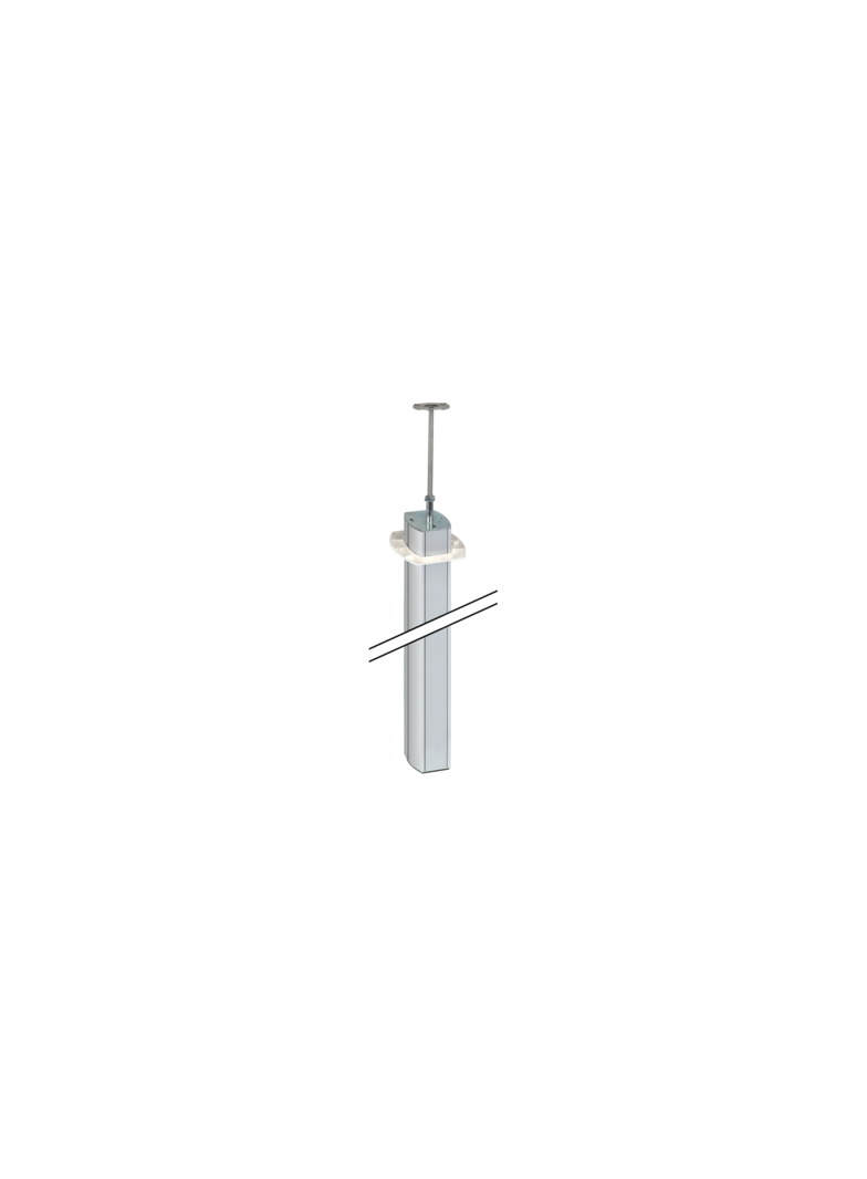 Simon Connect Kolumna owalna 2-stronna wys.3m 110x80mm aluminium ALK7200/8 KONTAKT