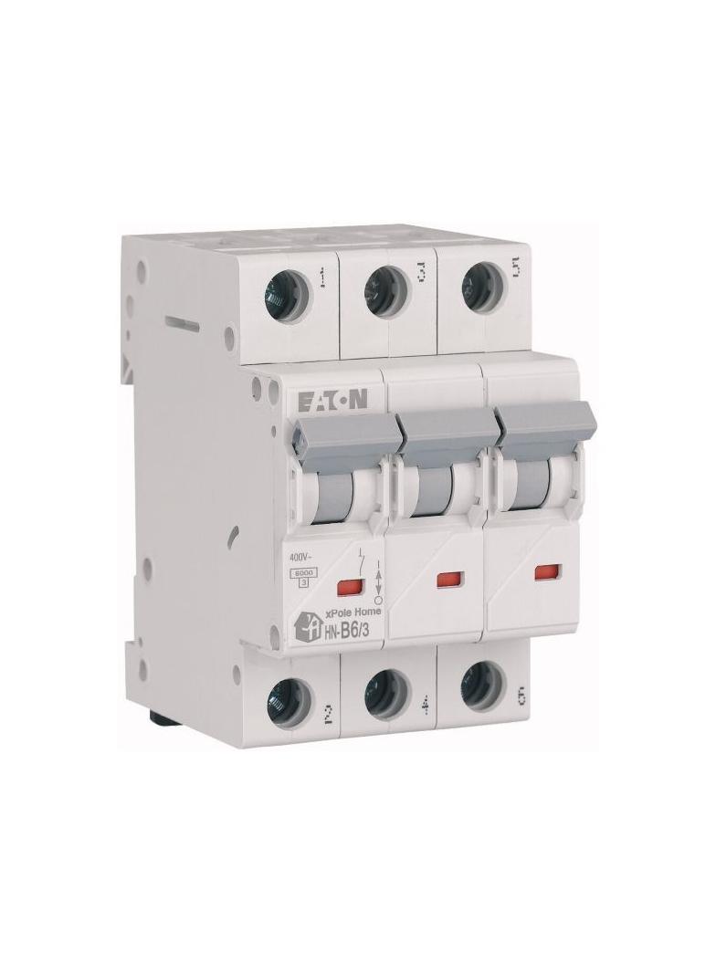 HN-B6/3 Wyłącznik nadprądowy 6kA B6A 3P 194878 EATON