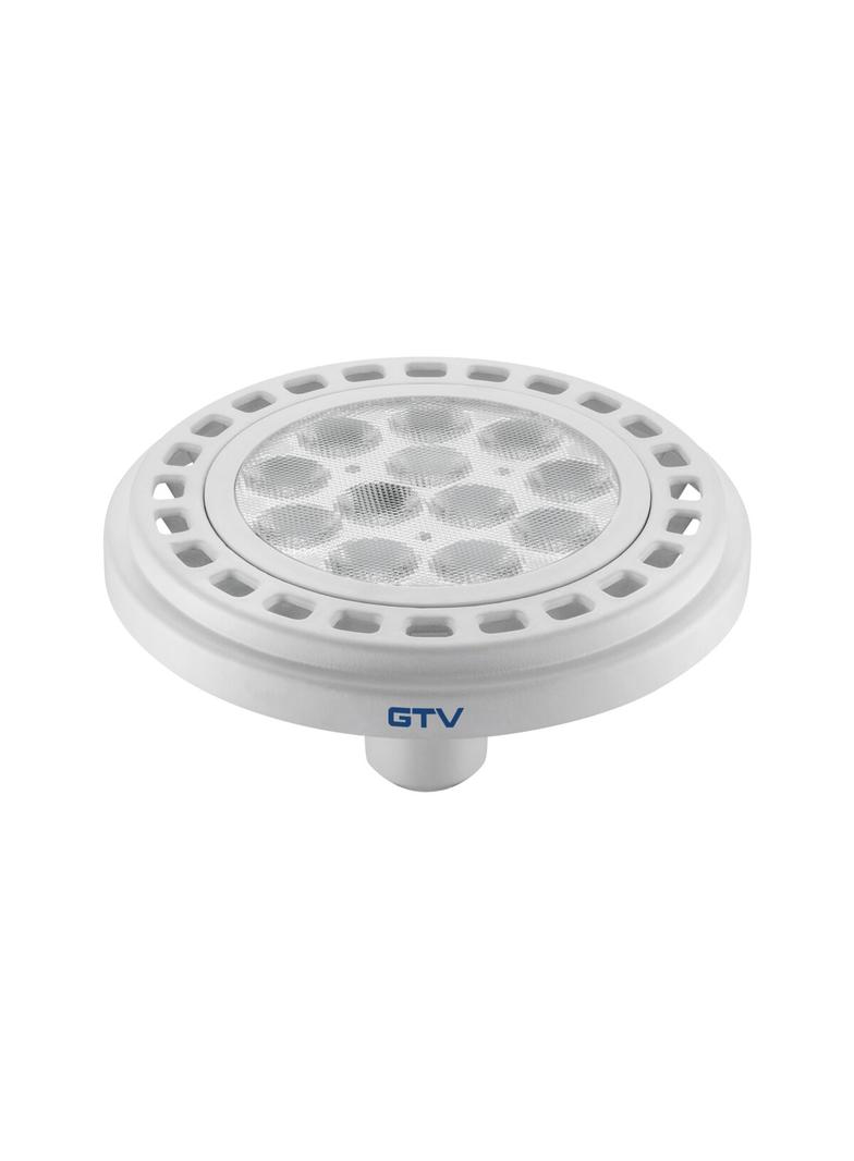 ŻARÓWKA LED. ES111,12W, 12XPOWER LED, BIAŁA, CIEPŁY BIAŁY,GU10, 3000K, KĄT ŚWIECENIA 45*, ZASILANIE