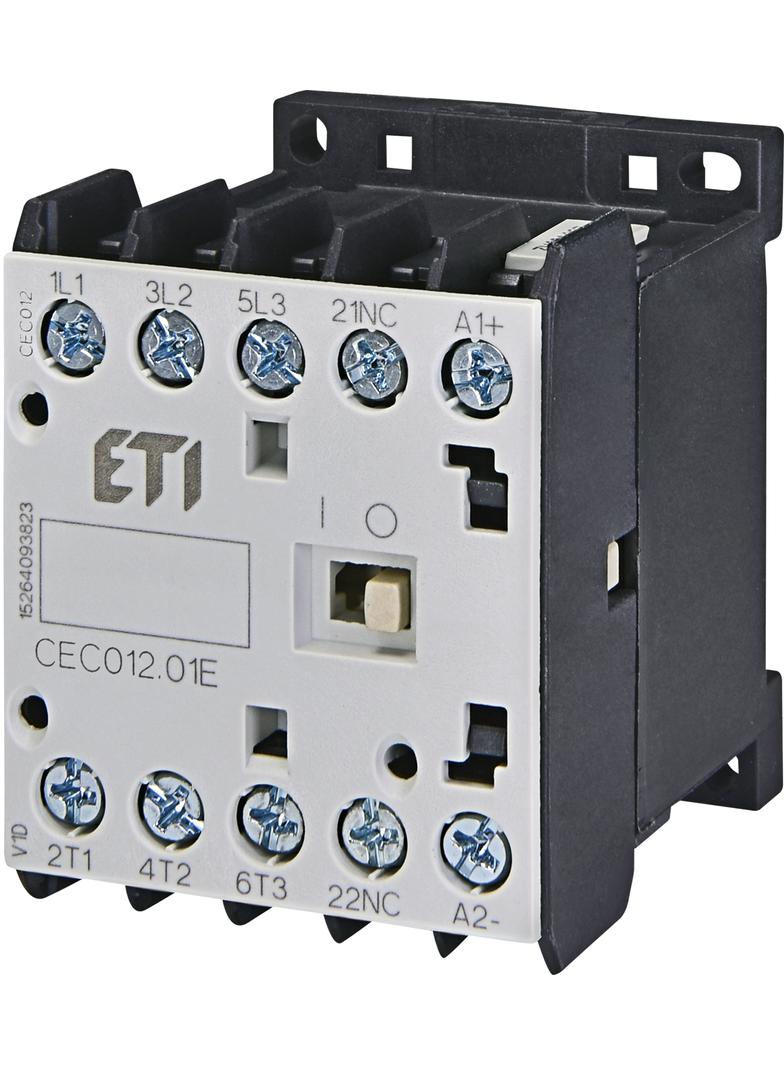 Stycznik silnikowy miniaturowy CEC012.01-110V-50/60Hz 004641083 ETI