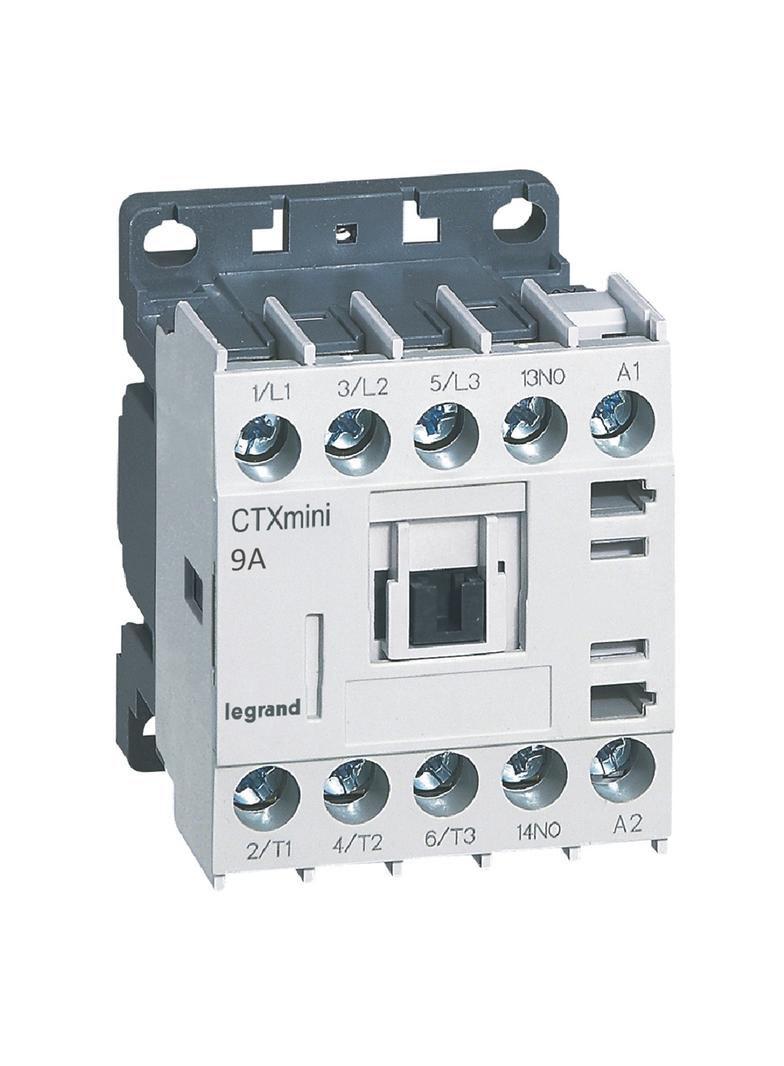 STYCZNIK CTX3 MINI 3P 9A 1NO 24V AC, Legrand