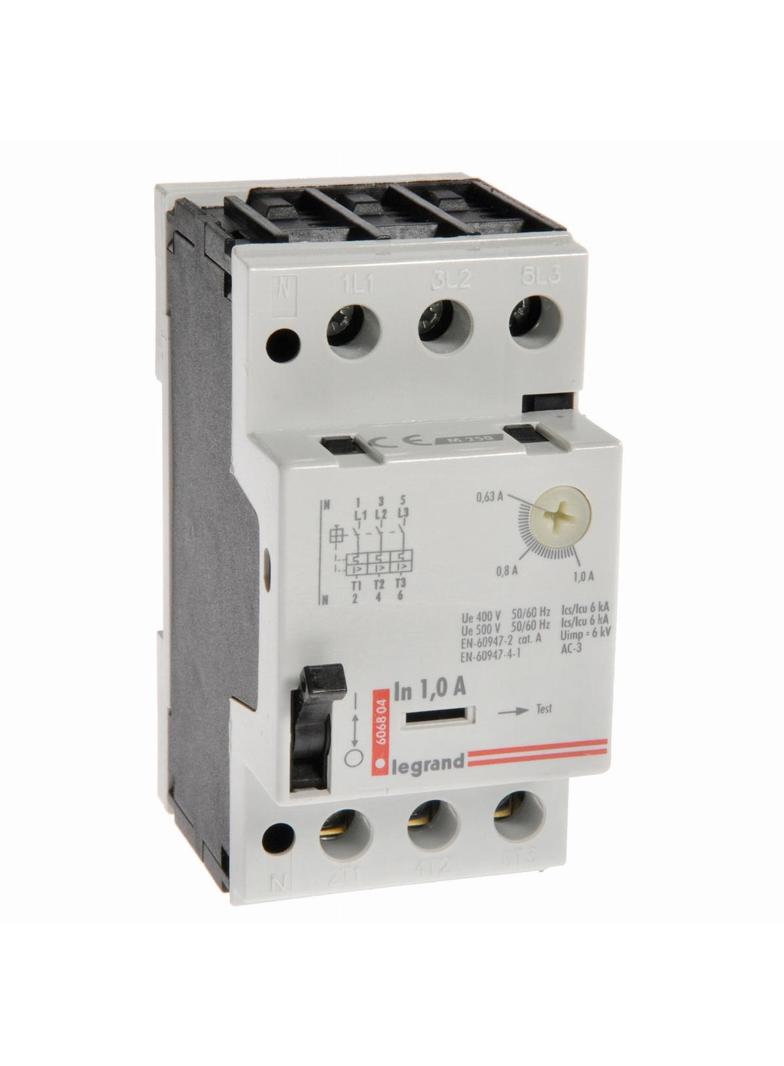 Wyłącznik Silnikowy 3P 0,25Kw 0,63-1A M 250 1 606804 LEGRAND