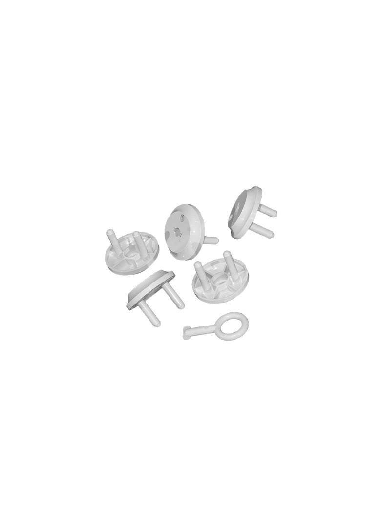 Zaślepka gniazda+kluczyk (komp.5szt)