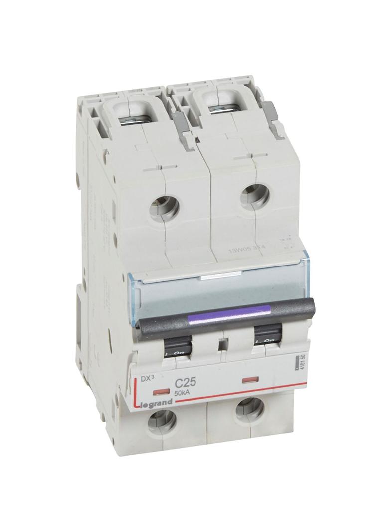 Wyłącznik Nadprądowy S322 C25 2P 25A 50Ka DX3 410150 LEGRAND