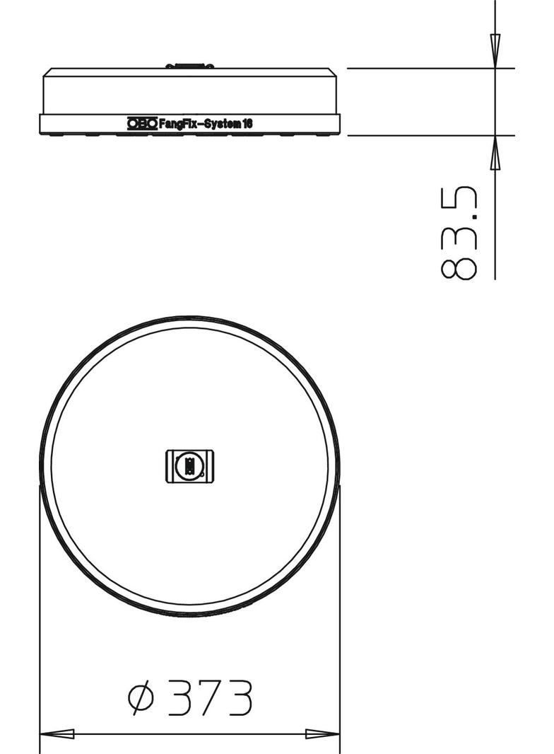 TrayFix-16-S, Podstawa betonowa do koryt