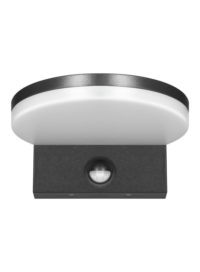 ASPEN LED 15W, oprawa ogrodowa z czujnikiem ruchu PIR, 1300lm, IP65, 4000K, czarna