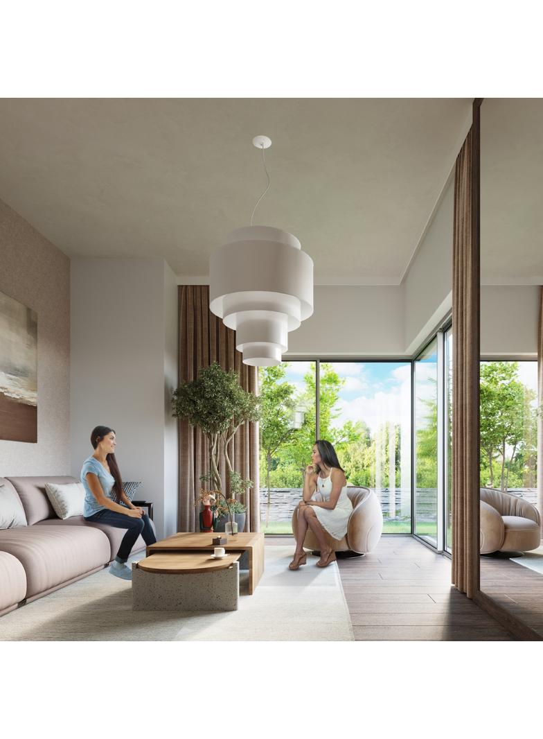 Sollux Żyrandol REFLEXION 50 biały SL.0831