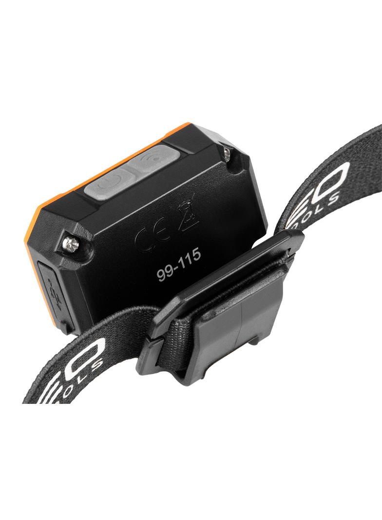 Latarka czołowa akumulatorowa 500 lm USB COB LED